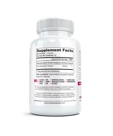 Raspberry Ketone Platinum Weight Loss Pills | Natural Fat Burner & Metabolism Booster | Appetite Suppressant for Belly Fat | 2 Bottles x 60 Capsules - Buy Online on GoSupps.com