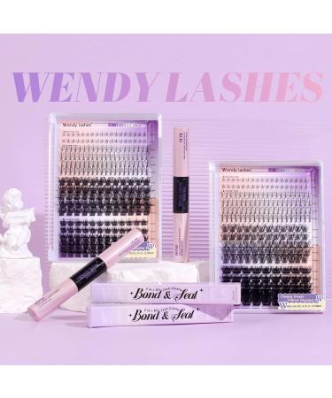 Wendy Lashes Cluster Lash Glue - Waterproof Long Lasting Eyelash Adhesive for DIY Extensions | 10ml Black Glue for Beginners - International Shipping - Buy Online on GoSupps.com
