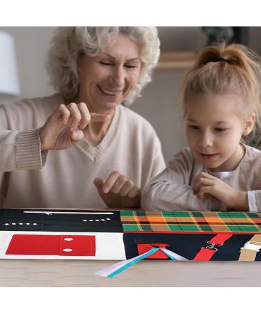 Elderly Dementia Blanket Dementia Decompression Blanket Calming Dementia Sensory Motor Aids Fidget Blanket for Dementia Calming Comforting Activities for Adults with Dementia - Buy Online on GoSupps.com
