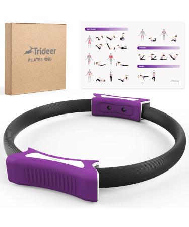 Pilates Ring Circle Yoga Ring, 12 Inch Magic Circle Pilates Ring, Pilates Equipment for Toning Thighs Abs and Legs, Inner Thigh Exercise Equipment for Women, Exercise Rings Workout Rings Fitness Ring