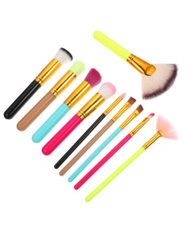 FRCOLOR Practical Makeup Supplies color brush Cosmetic professional cosmetology kit girls suit make up kit plastic mix beauty Cosmetic Tools