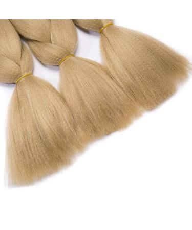 5 Packs Medium Blonde Braids Extensions - Colorful Kanekalon Crochet Hair - 24 Synthetic Hair - 500g for eCommerce International Shipping - Buy Online on GoSupps.com