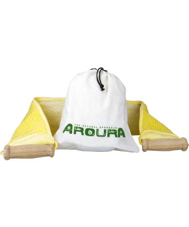 100% Natural Egyptian Back Loofah with Wooden Handle - Eco-Friendly & Non-Toxic - 4 X 31 - Buy Online on GoSupps.com