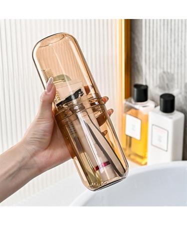 Travel Toothbrush Holder Set - Large Capacity Grey Toothpaste Storage Box for Easy Hygiene on the Go - Buy Online on GoSupps.com