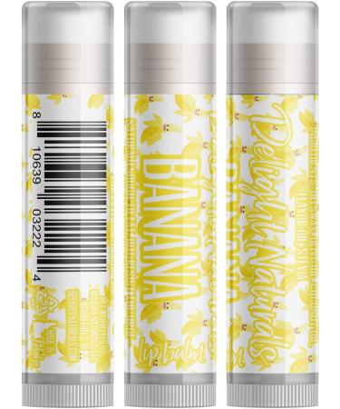 Buy Banana Lip Balm - Set of Three | Nourishing & Hydrating | International Shipping Available - Buy Online on GoSupps.com