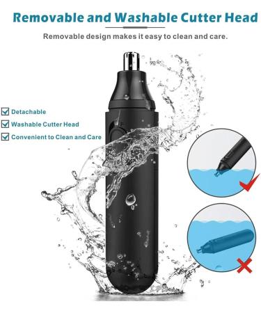 UNbit Nose Hair Trimmer Electric Shaving Nose Hair Trimmer Safe Ear Face Care Shaver Trimming Razor for Nose Hair Eyebrow Trimer for Man and Woman Trimmer - Buy Online on GoSupps.com