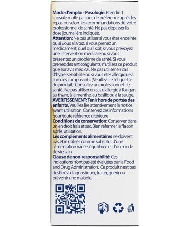 Zane Oregano Oil+ G lules d'huile d'origan et d'huile de nigelle avec carvacrol et thymoquinone Compl ment alimentaire. Sans OGM sans gluten 60 g lules de Zane Vital. - Buy Online on GoSupps.com