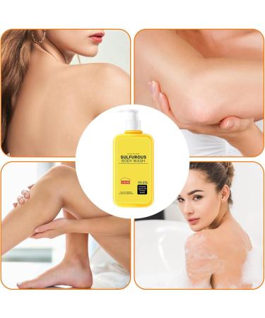 sulfur body wash 300ml face wash face wash stain remover shampoo refreshing deep cleansing facial hair beauty accessory - Buy Online on GoSupps.com