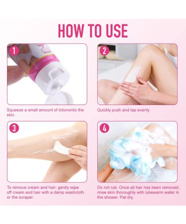 Painless Hair Removal Cream for Intimate Areas - Gentle Formula for Sensitive Skin on Pubic, Bikini, Face, and Body - Buy Online on GoSupps.com