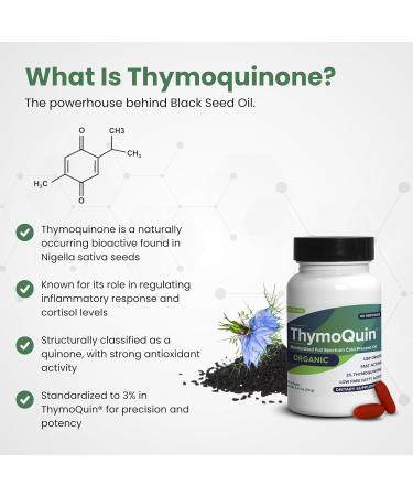Organic Cold-Pressed Black Seed Oil Capsules for Skin Joint Metabolic & Immune Health | USP-Grade Pure Nigella Sativa with 3% Thymoquinone | Non-GMO Black Cumin Seed Oil 60 Softgel 60 Count (Pack of 1) - Buy Online on GoSupps.com