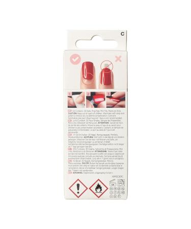 KISS imPRESS Press-On Manicure Nail Kit 'Tye Dye' | Medium Length Nails with PureFit Technology | Includes Prep Pad, Mini Nail File, Cuticle Stick | 30 Fake Nails - Buy Online on GoSupps.com