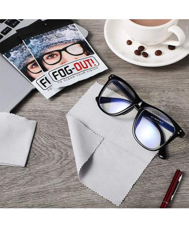Jiahuade 20 Microfiber Glasses Cleaning Cloths Optician Quality Durable & Effective Microfiber Towels for Eyewear & Displays - Buy Online on GoSupps.com