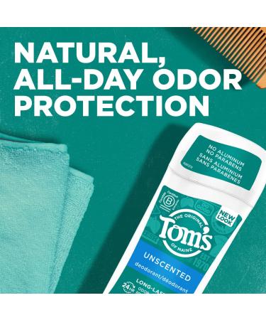 Tomâ€™s of Maine Natural Deodorant - Aluminum-Free Lemongrass, 2.25 oz | Long Lasting Freshness - Buy Online on GoSupps.com