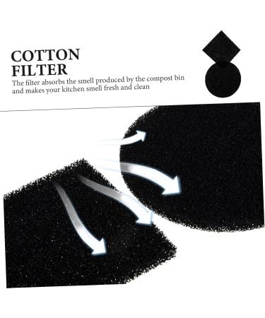Mobestech 8ST Compost Box Filter - Activated Carbon Odor Remover for Indoor Trash Cans & Compost Heaps - Buy Online on GoSupps.com