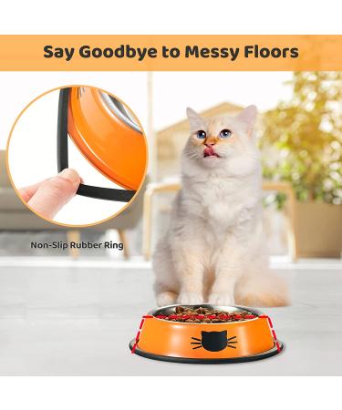 Legendog 3PCS Stainless Steel Pet Bowl Set with Non-Skid Base and Food Scoop - Multicolor - Buy Online on GoSupps.com