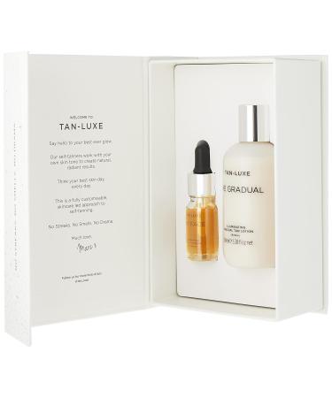 TAN-LUXE Illuminate and Glow Kit - Mini The Face 10ml + Gradual 100ml - Cruelty-Free & Toxin-Free | International Shipping Available - Buy Online on GoSupps.com
