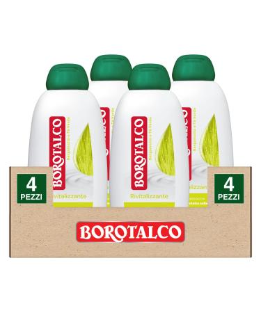 Borotalco 4 x Borotalco Bergamot and Green Tea Revitalising Shower Bagno 4 x 600 ml Bottles