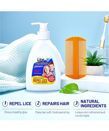 Lice Defense Daily Shampoo 300ml - Scalp Cleaning & Repellent for Home and Travel - Buy Online on GoSupps.com