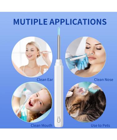 Ear Wax Removal Tool - 360 Visual Ear Cleaning Kit with Camera & 6 Silicone Covers - Effective Ear Wax Cleaner & Removal Tool Best Earwax Removal Kit - Buy Online on GoSupps.com