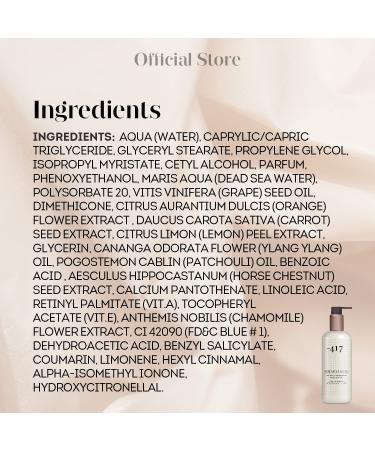 417 Dead Sea Cosmetics Aromatic Refreshing Body Lotion - Daily Moisturizer for Dry Skin - 11.83 oz | International Shipping Available - Buy Online on GoSupps.com