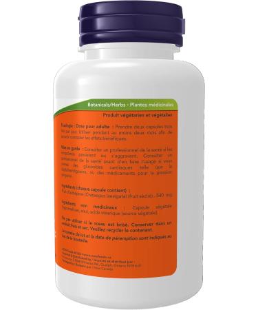 NOW Supplements Hawthorn Berry 540mg Capsules 100 Count - Buy Online on GoSupps.com