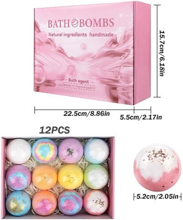 Bombes de bain pour enfants 12 pi ces bombes de douche ingr dients naturels hydratent apaise la peau soulagent le stress Spa pour les femmes relaxantes - Bain - Buy Online on GoSupps.com