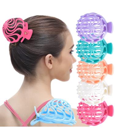 RC Roche 6 pieces hair spider octopus claw pine for women girls hair clip hair clip hair holder medium pastel multifolens 1 piece (6 Pack) pastel multifolitis