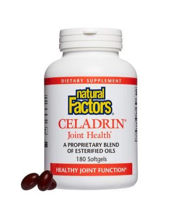 Natural Factors  Celadrin Joint Health  Promotes Flexibility  Mobility and Joint Function  180 Softgels 180 Count (Pack of 1) - Buy Online on GoSupps.com