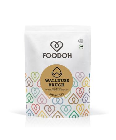 Organic Walnut Pieces 0.9 kg | 100% Natural Unsalted No Additives | Eco-Friendly Plastic-Free Packaging | Shop Internationally - Buy Online on GoSupps.com