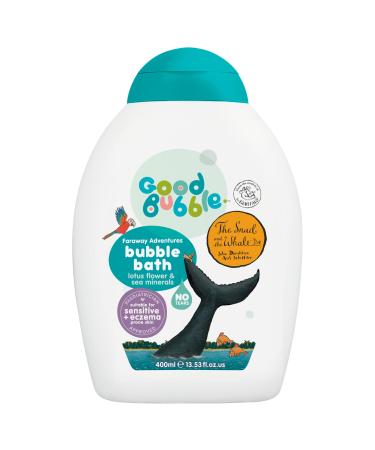Good Bubble The Snail & The Whale Bubble Bath with Lotus Flower & Sea Minerals - 400ml Baby Bubble Bath for Sensitive & Eczema-Prone Skin - Vegan-Friendly for Toddlers Tropical 400 ml (Pack of 1)