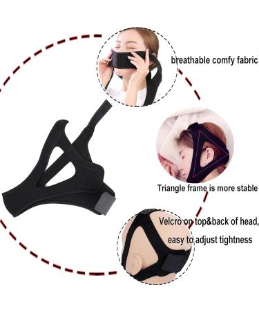 IBLUELOVER Anti Snoring Chin Strap - Breathable Adjustable Snoring Solution for Men, Women, CPAP Users - Buy Online on GoSupps.com