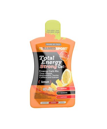 NAMEDSPORT SUPERFOOD Total Energy Strong Gel Lemon Flavour Box of 24 x 40ml sachets
