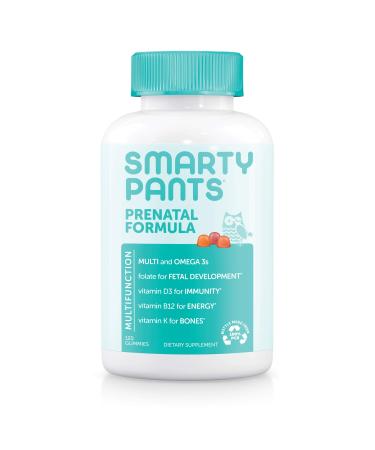 SmartyPants Prenatal Formula Lemon Orange and Strawberry Banana 120 Gummies