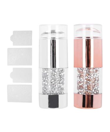 Polish Print Template & Jelly Seal Manicure Tool - DIY Nail Art for Home & Beauty Salons - Buy Online on GoSupps.com