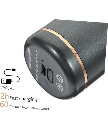 Balacoo Portable Electric Shaver for Men - 5 Sets Travel Razor with USB Charge | Safety & Convenience - Buy Online on GoSupps.com