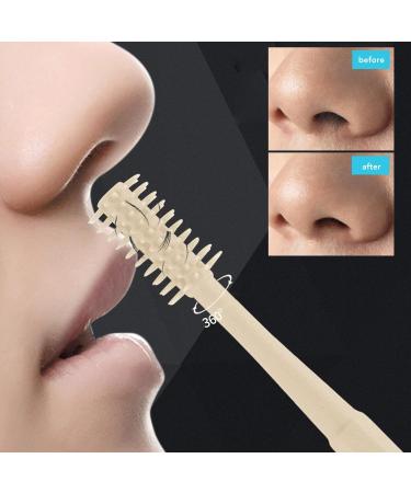 Buachois 24 Pieces Nose Hair Trimmer 360 Degree Rotating Double Head Nose Hair Plucker Deep Cleaning Nose Picker Tweezers Cutter - Buy Online on GoSupps.com