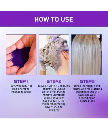 Keratin Purple Hair Mask for Blonde & Bleached Hair - Deep Conditioning Removes Copper & Yellow Tones Soothes & Moisturizes - Buy Online on GoSupps.com