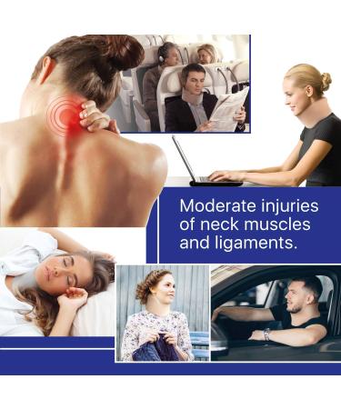 Toros Group Adjustable Ruff Neck Support Tie - Soft 100% Cotton Cervical Relief for Spine Muscle & Joint Pressure - Large Gray 12cm - Buy Online on GoSupps.com