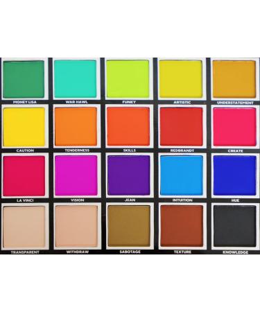 Abstract Palette: 20 Unique Shades Eyeshadow Palette for Stunning Looks | International Shipping Available - Buy Online on GoSupps.com