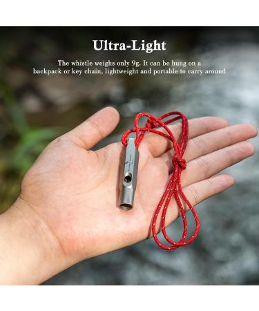 Ibasingo Titan Whistle - Loud Emergency Survival Tool with Lanyard for Camping Hiking Sports & Training | Keychain Pipe Signal Model TI9015O - Buy Online on GoSupps.com