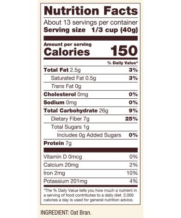 Bob's Red Mill Oat Bran Hot Cereal 18oz (Pack of 4) - Convenient Resealable Packaging - Buy Online on GoSupps.com