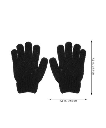 4 Pairs Exfoliating Back Scrub Gloves - Bath Mitts for Dead Skin Shower & Body Care | Loofah-Style Polyester Mittens - Buy Online on GoSupps.com