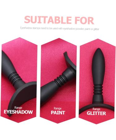 Healeved 2 Sets Eye Shadow Stamp Makeup Tool Useul Eyeshadow Stamp Lazy Eye Shadow Seal Black - Buy Online on GoSupps.com