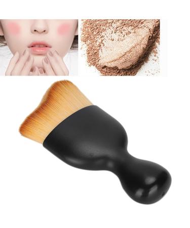 Shop Curving Wine Glass Foundation Brush for Liquid Makeup | Best Base Makeup Brush (Brown - Buy Online on GoSupps.com