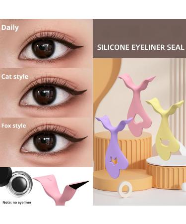  Uqezagpa Set of 3 eyeliner stencil applicators for beginners and professionals - Buy Online on GoSupps.com