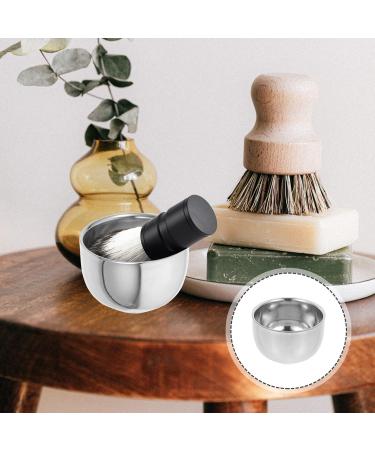 Fomiye Stainless Steel Razor Shell Shaving Cup - Large Capacity Ceramic Foam Cup for Men | Portable Shaving Essentials - Buy Online on GoSupps.com
