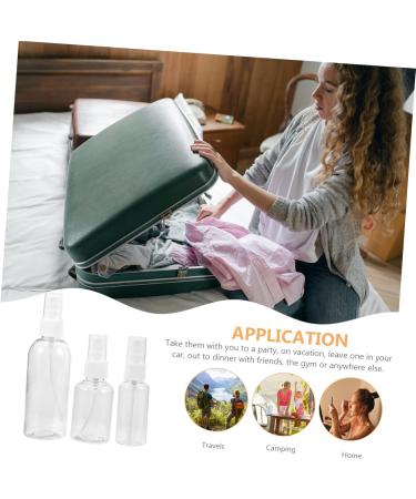 Sosoport 9pcs Empty Cream Bottles - Eco-Friendly Pet Cosmetic Travel Containers (13.5x4cm - Buy Online on GoSupps.com
