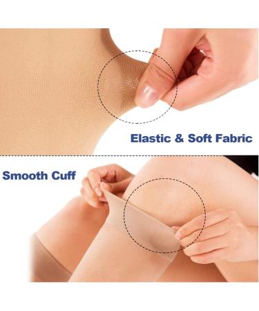 Compression Socks for Men & Women - Open Toe Calf Cuff Support for Varicose Veins & Edema - Two-Stage Elastic - Ideal for Swollen Ankles & Wound Feet - Black M - Buy Online on GoSupps.com