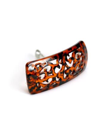 Goody Slide Proof Stayput Carved Autoclasp Hair Barrette (Pack of 3)