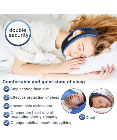 Sleep Snoring Solutions Kit: Stop Snoring for Better Deep Sleep with 4 Magnetic Silicone Nose Clips & 1 Anti-Snoring Chin Strap - Buy Online on GoSupps.com